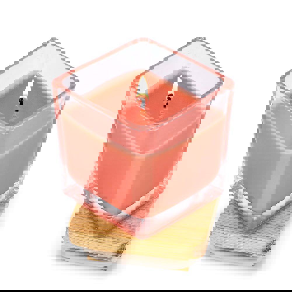 Chakra Kerze auf pflanzlicher Basis im Glasgefäß