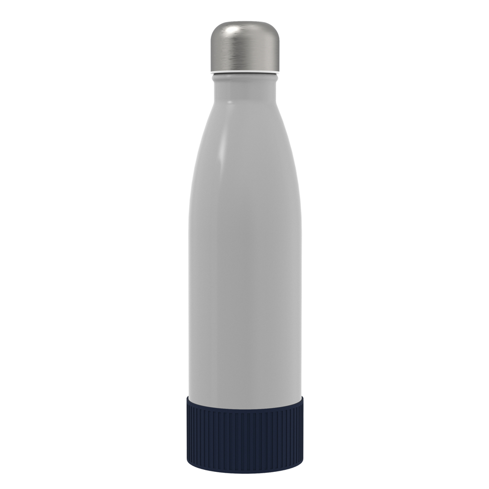 Trinkflasche RETUMBLER-myTOULON - grau, marineblau