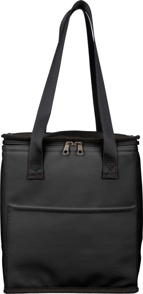 Recycelte PU-Kühltasche Adira - schwarz