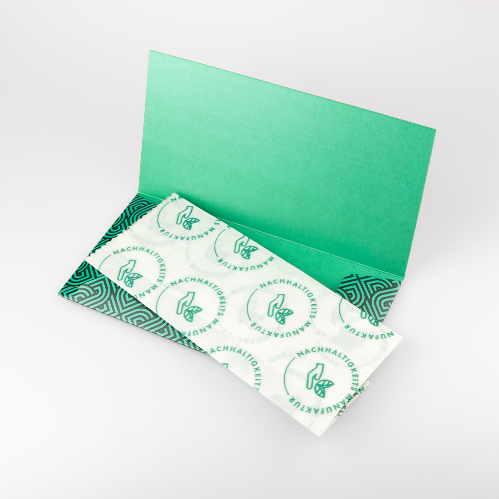 Bienenwachstuch M mit DIN-Lang-Karte – Wabi