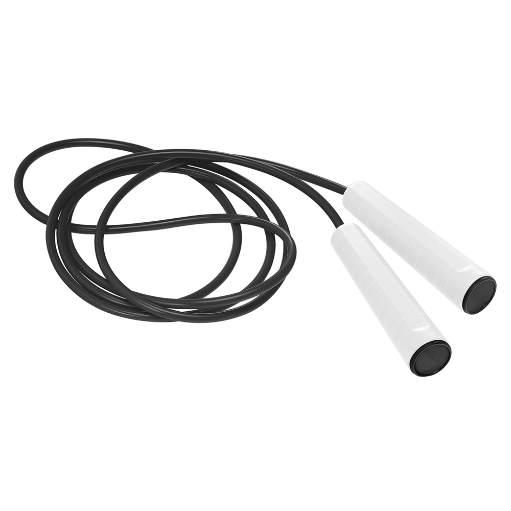 Springseil - weiß/schwarz/schwarz