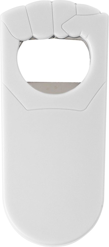 Flaschenöffner aus Kunststoff Tay - Weiß