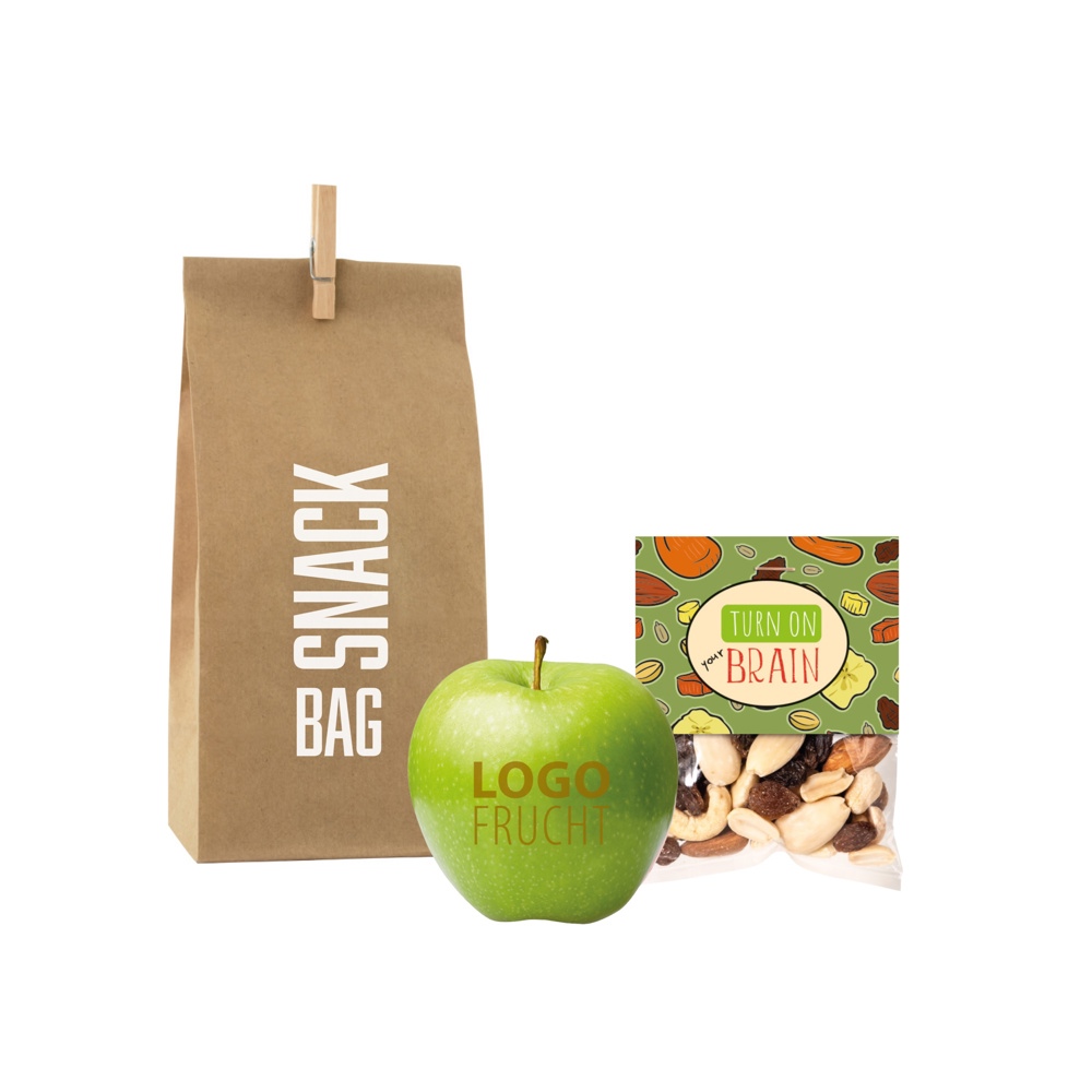 LogoFrucht Power Snack Bag - Grün - gold