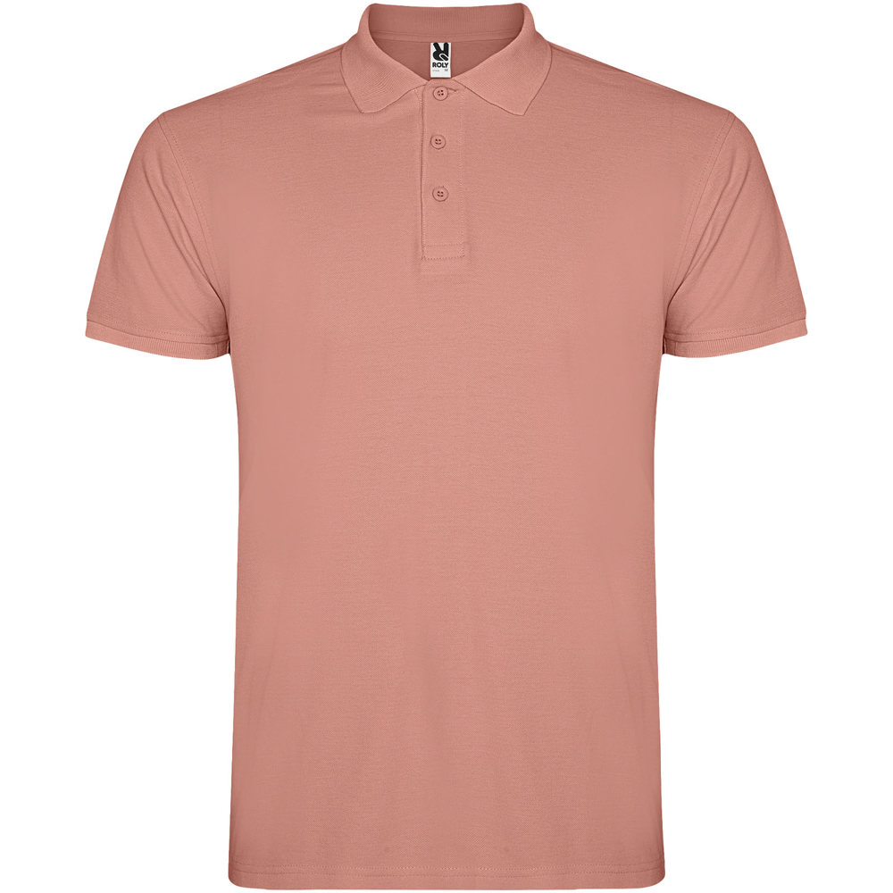 Star Poloshirt für Herren - tonorange