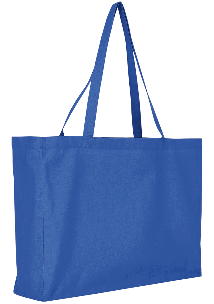 Baumwoll - Shopper, OEKO-TEX®,  ca. 140 g/m² - royalblau
