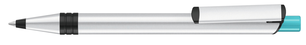 RECYCLED PET PEN ALUMA - petrol