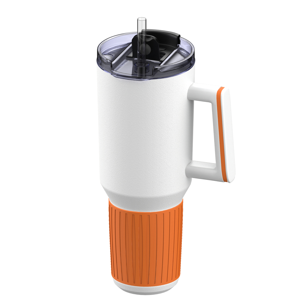Thermobecher RETUMBLER-myKINGS CANYON 1200 - orange, weiß