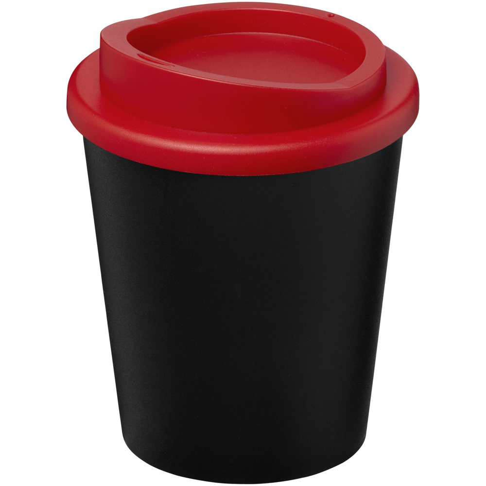 Americano® Espresso Eco 250 ml recycelter Isolierbecher - schwarz, rot