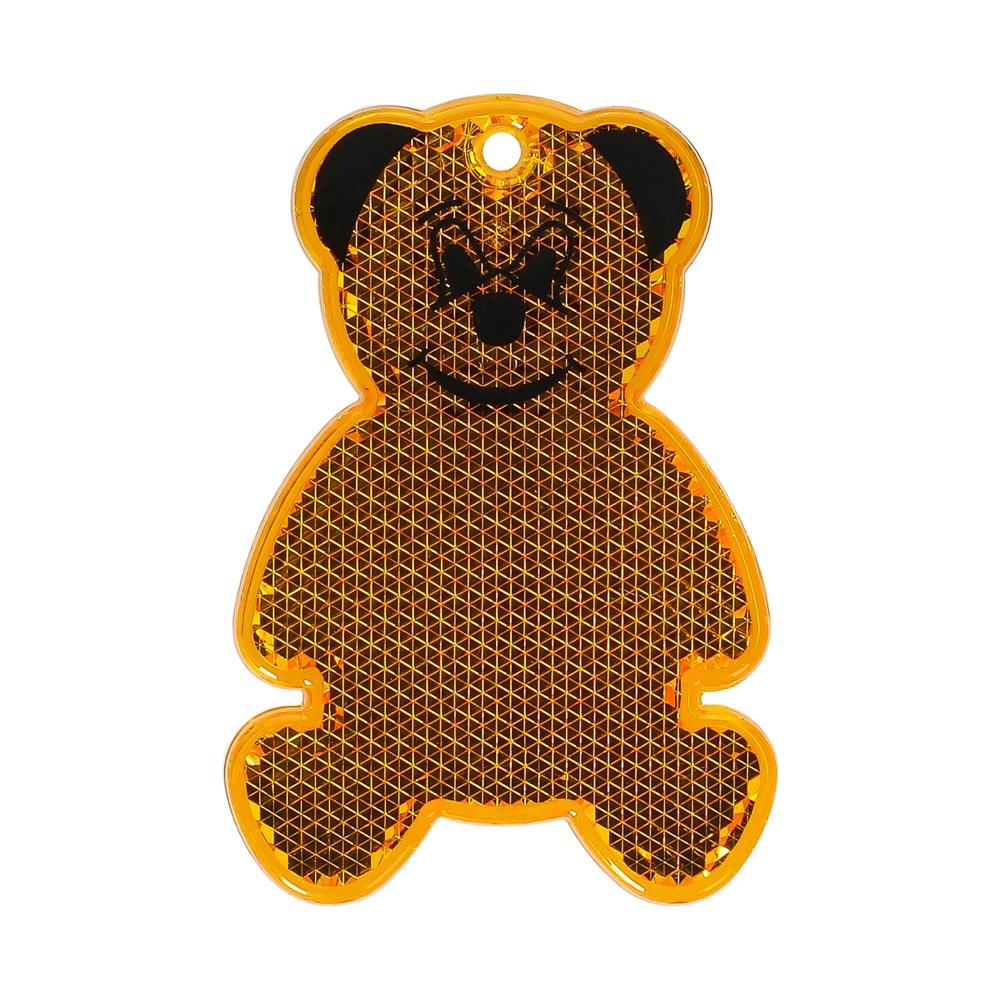 Reflektor "Bär" - transparent-orange