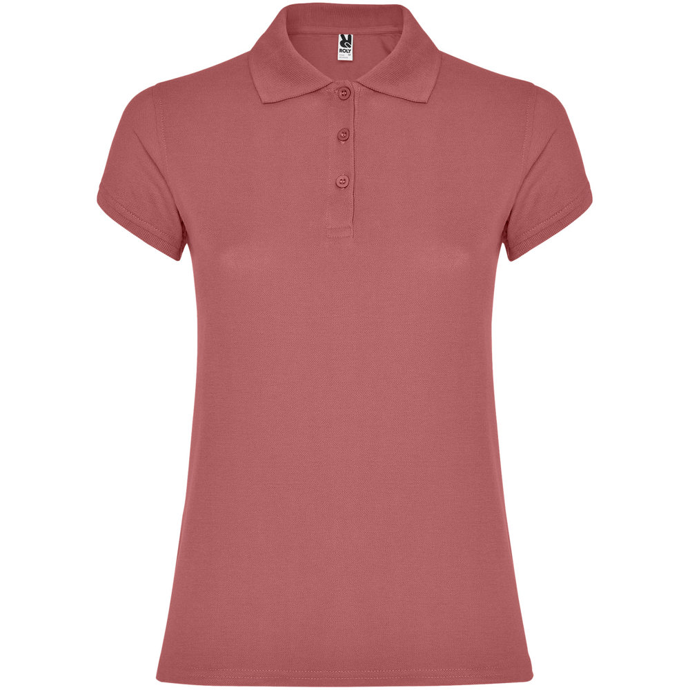 Star Poloshirt für Damen - chrysanthemenrot