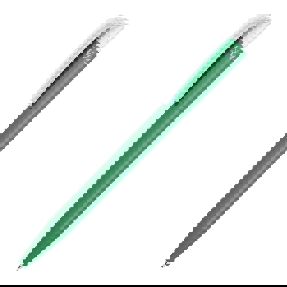 Kugelschreiber S45 Bio hardcolour - Grün / Weiss