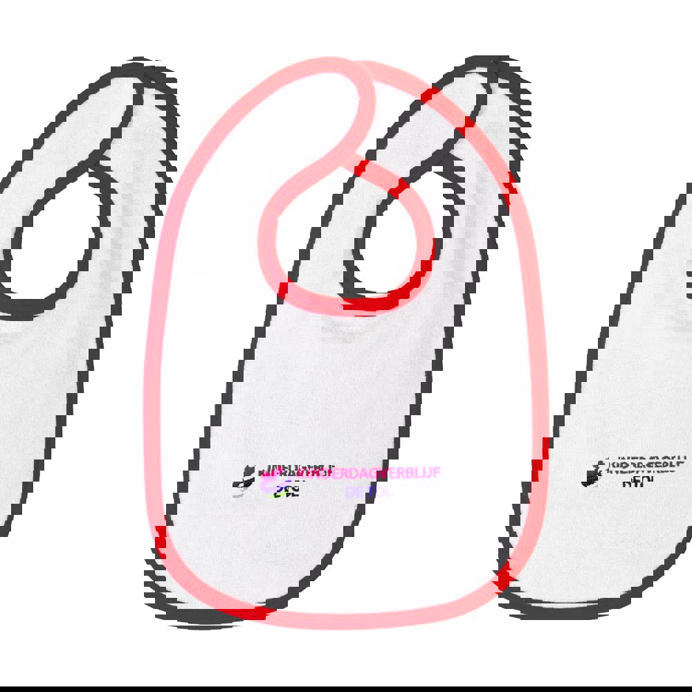 Lätzschen - weiß/rot