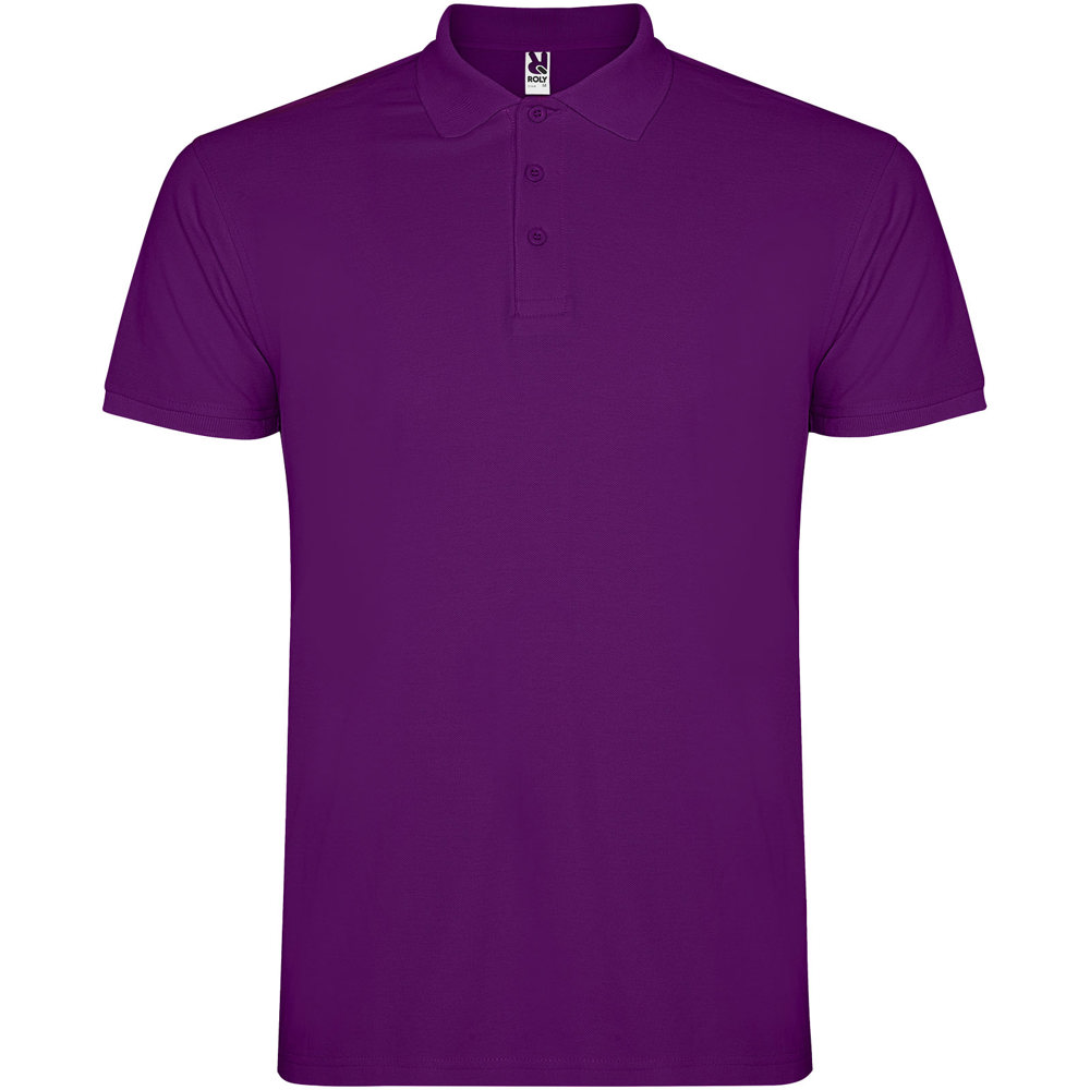 Star Poloshirt für Herren - lila