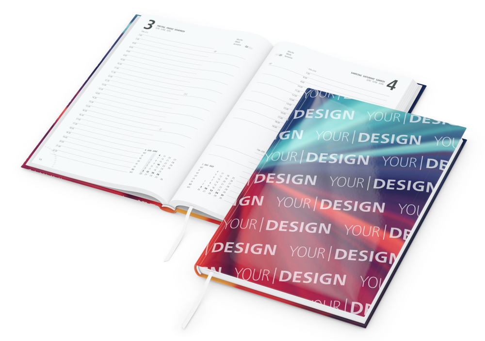 Tageskalender Basic, glänzend