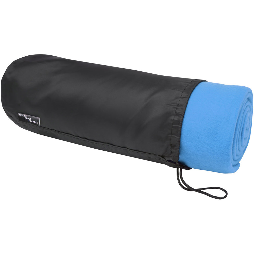 Willow GRS RPET Decke aus Polar Fleece - processblau