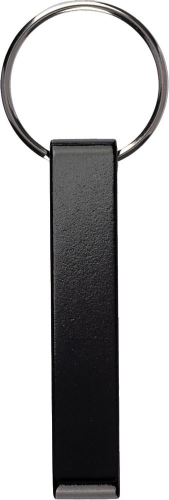 Schlüsselhalter aus recyceltem Aluminium Anneliese - Schwarz