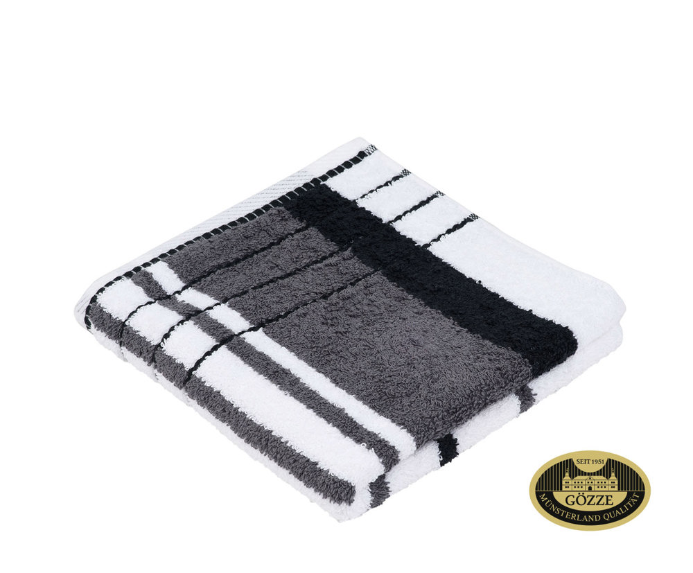 Berlin Streifen - anthrazit/schwarz