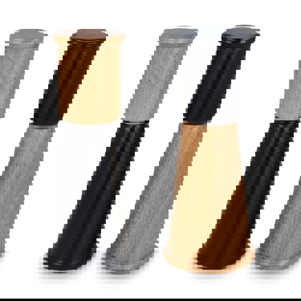 Sagaform "Gurken" Salz- und Pfeffermühle Set klein, 15 cm - schwarz