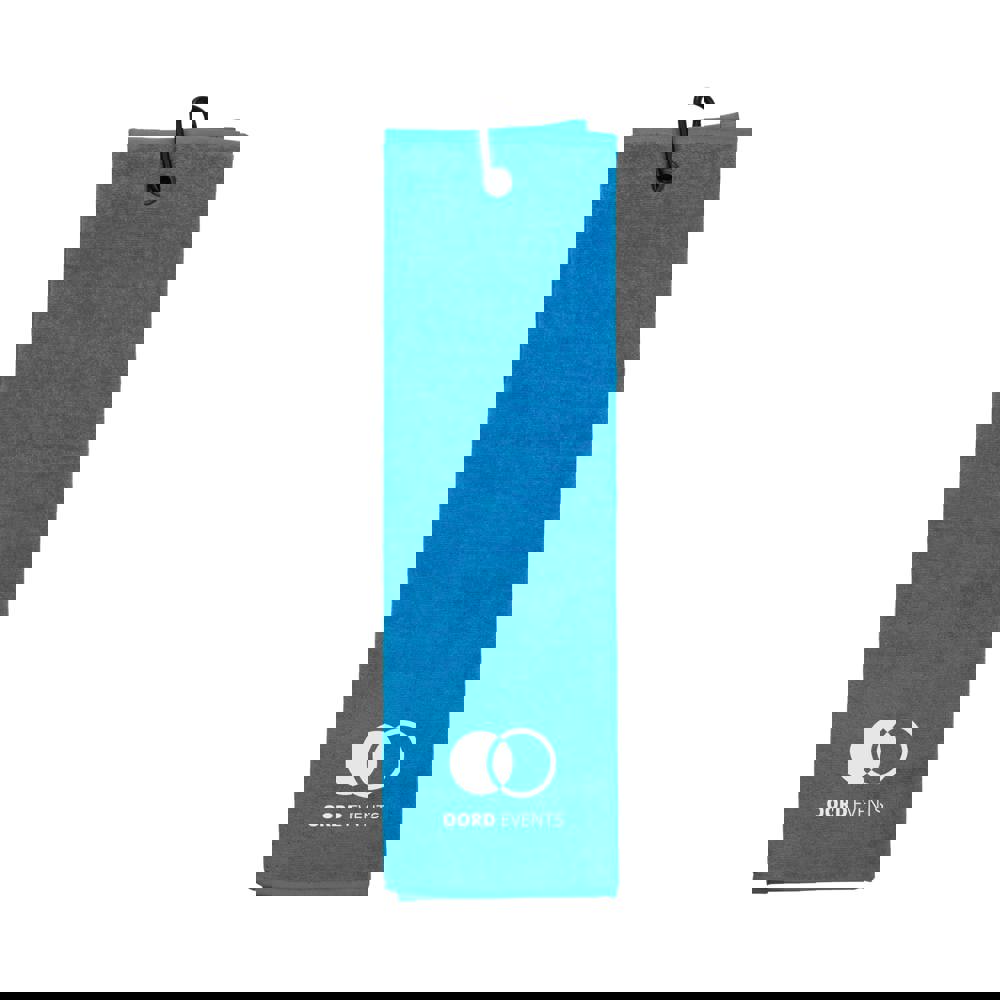 Golfhandtuch - aquablau