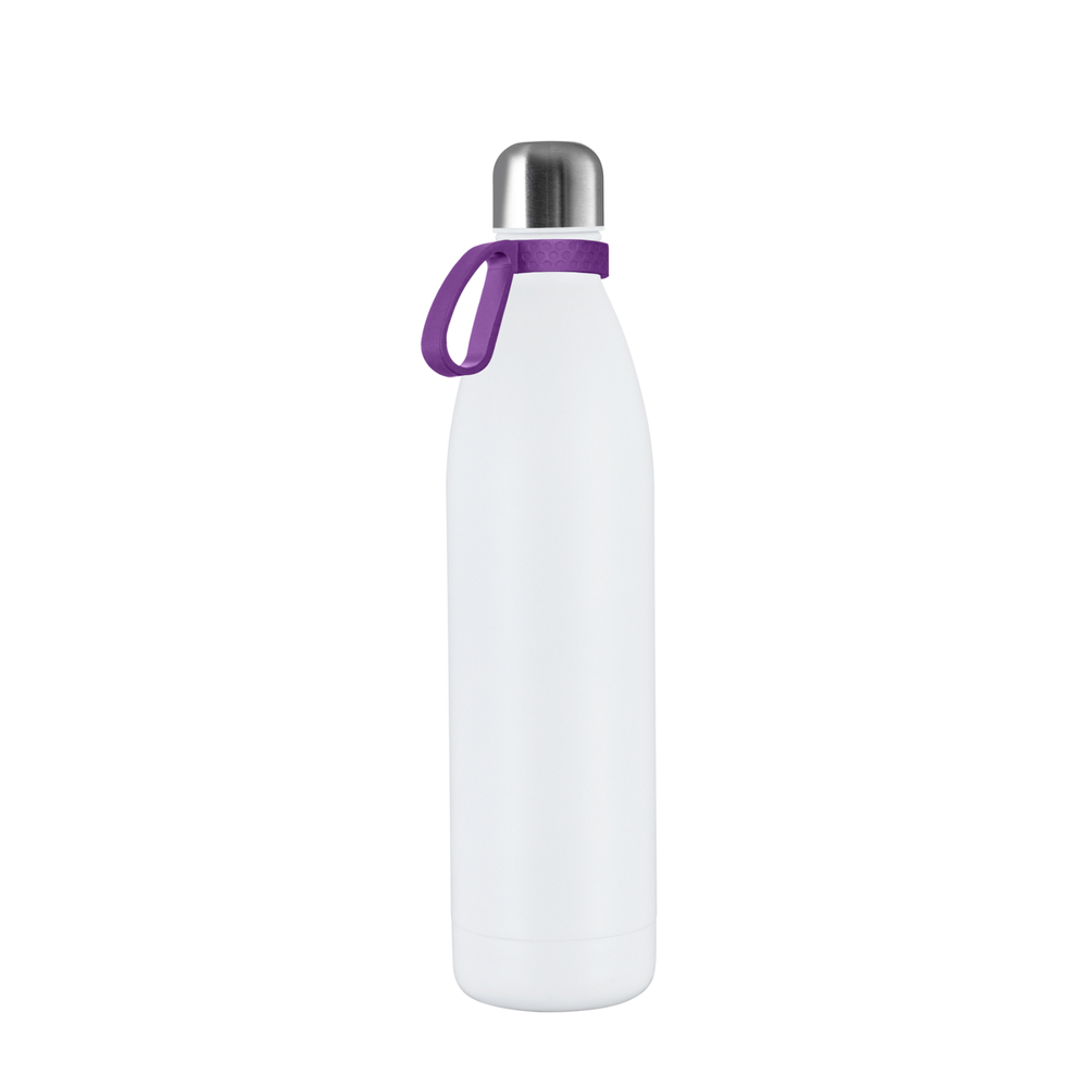 Thermotrinkflasche RETUMBLER-NIZZA XL - silber, weiß, lila