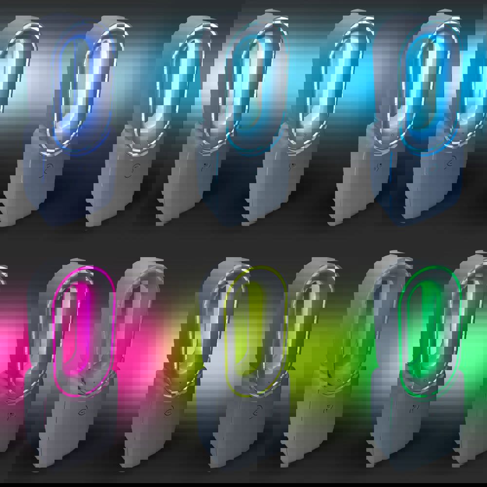 inSideOut Brislux – Rotorloser Softwind-Ventilator mit LED-Licht