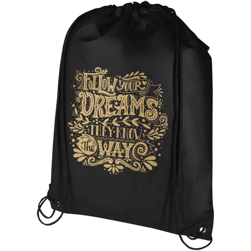 Evergreen Sportbeutel aus recyceltem GRS Non Woven 5 L