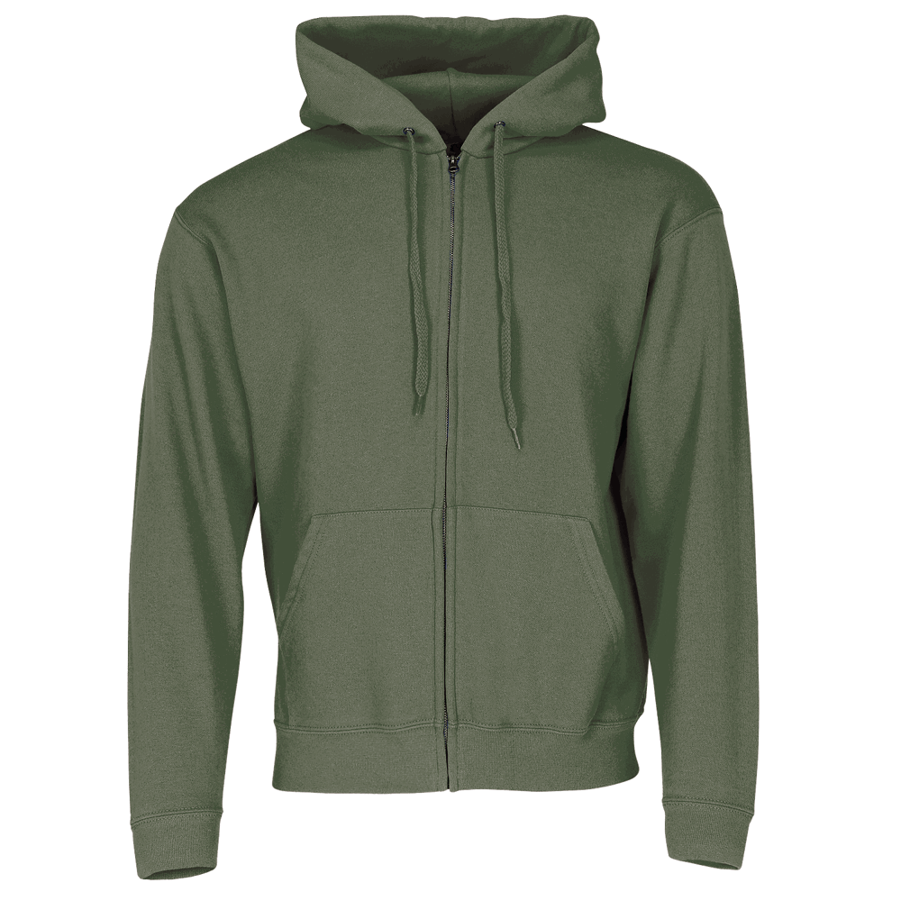 620620 - Classic Hooded Sweat Jacket - oliv