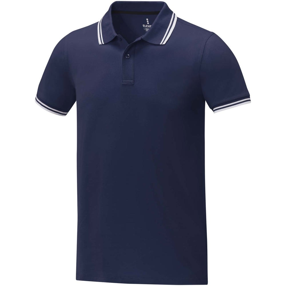 Amarago Polo mit abgesetztem Rand für Herren - navy