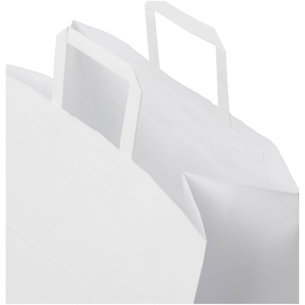 Kraftpapiertasche 80-90 g/m² mit flachen Griffen – 34 × 20 × 35 cm