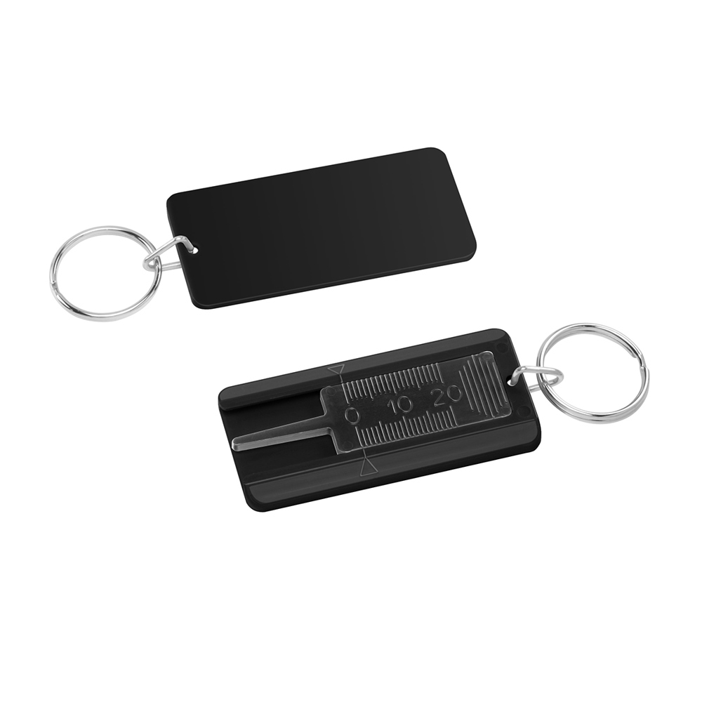 Reifenprofiltiefenmesser - schwarz/schwarz