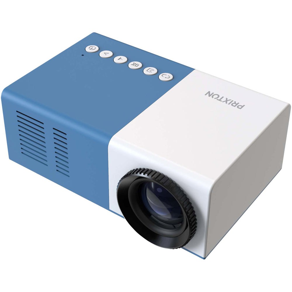 Prixton Mini Pro Cinema Beamer - blau, weiss
