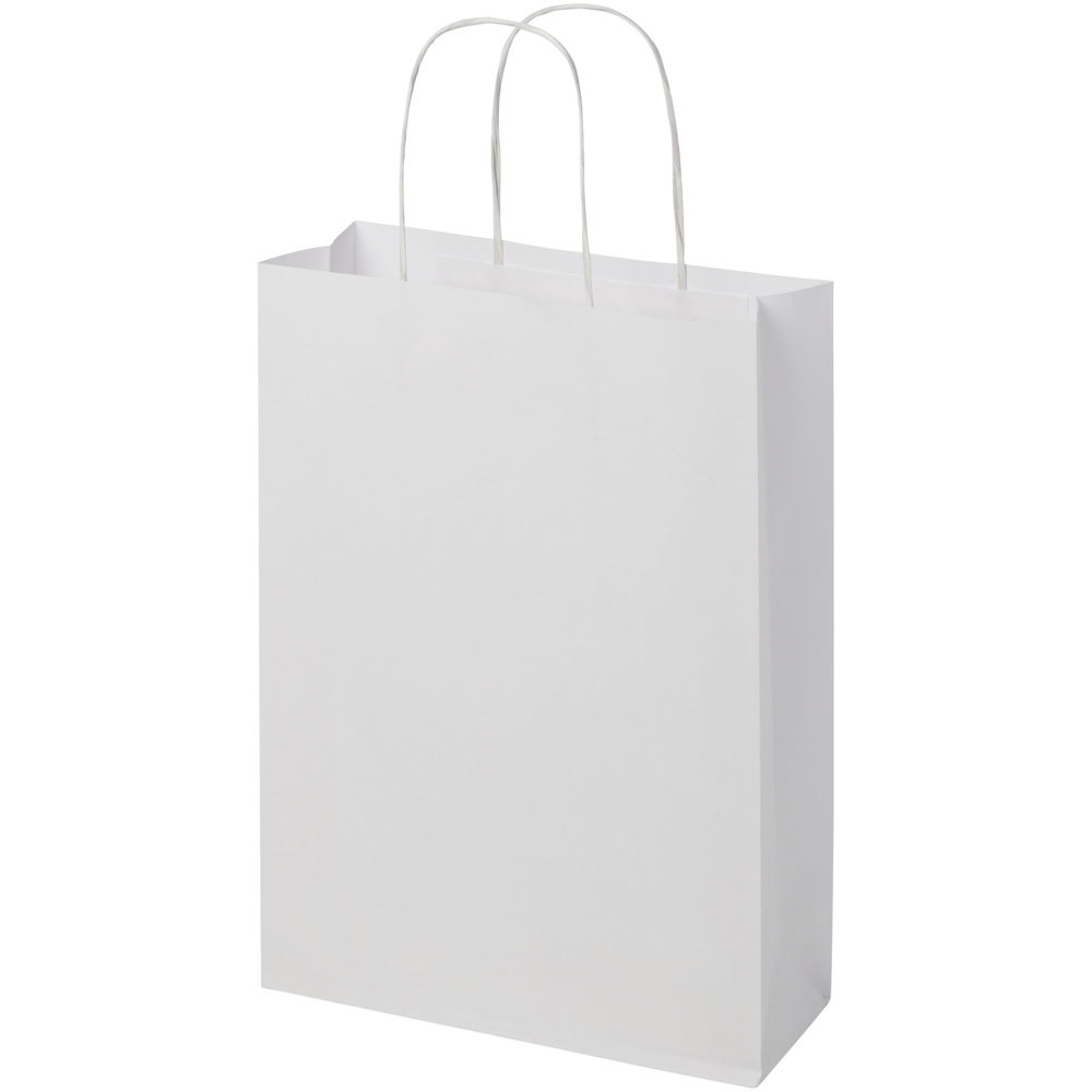 Kraftpapiertasche 120 g/m² mit gedrehten Griffen – 24 × 9 × 32 cm