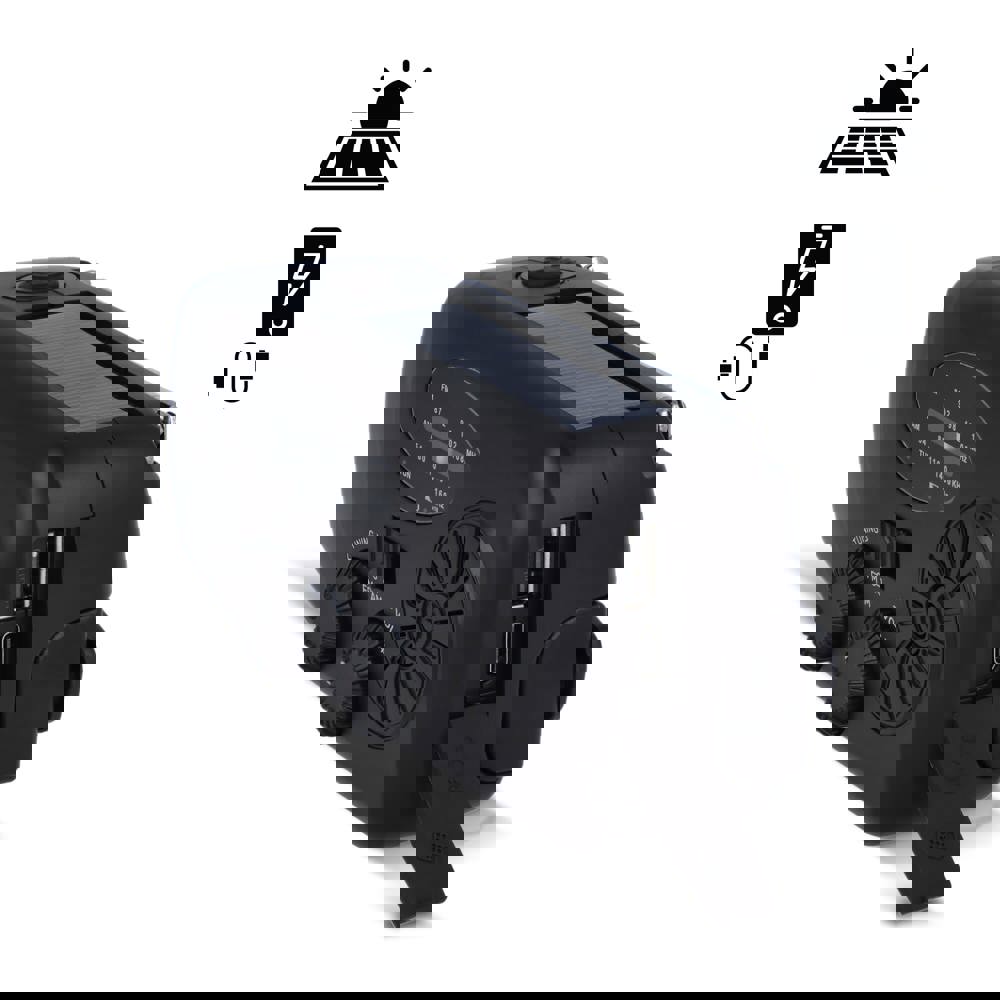 SafeSound Notfallradio mit Solar und Handaufzug