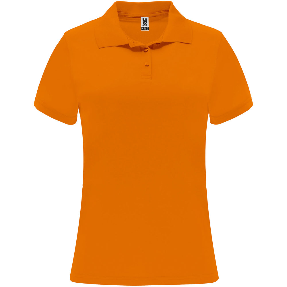 Monzha Sport Poloshirt für Damen - fluororange