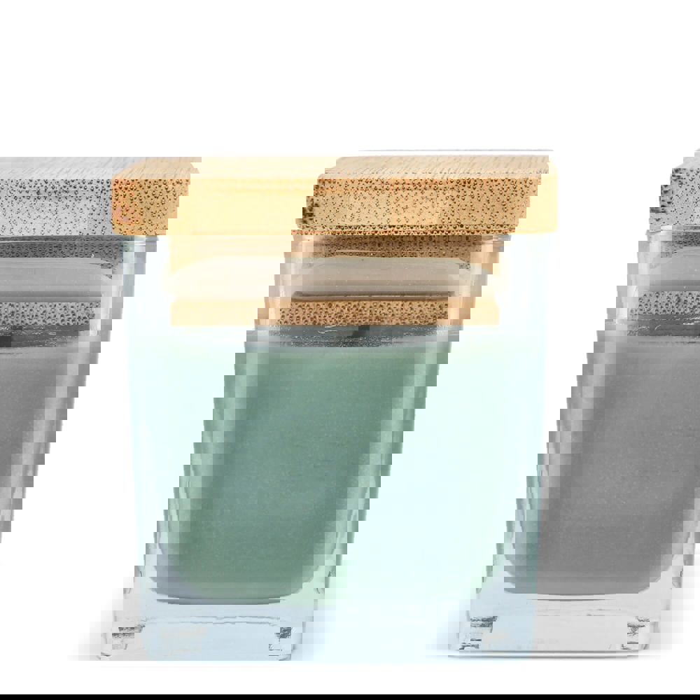 Chakra Kerze auf pflanzlicher Basis im Glasgefäß