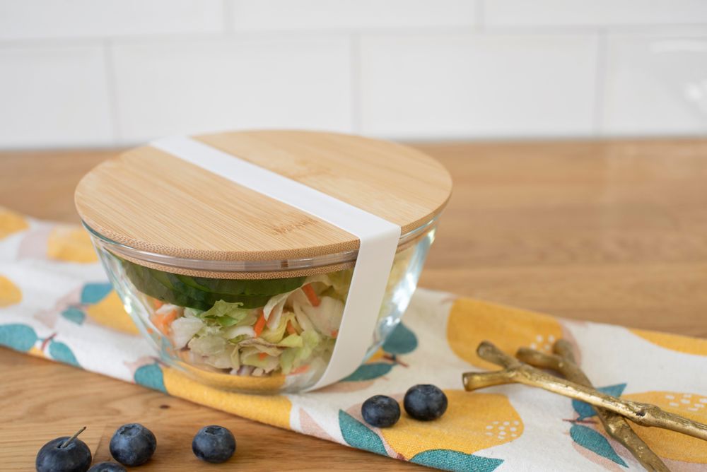 Salatschüssel aus Glas Isabeau