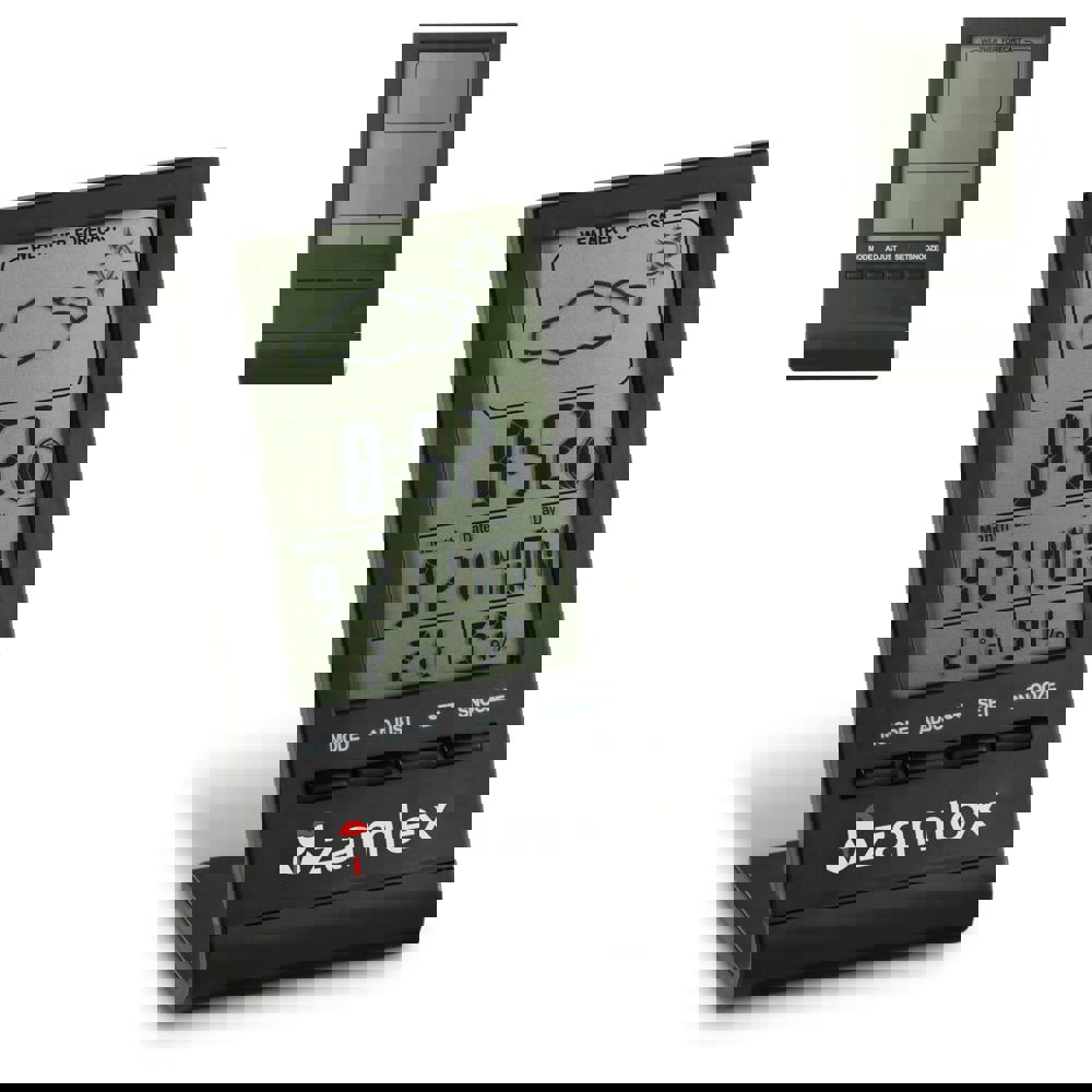 Elektronische Wetterstation Schwarz