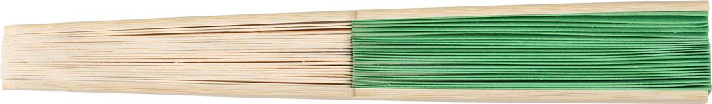 Handfächer aus Bambus Elio - Limettengrün