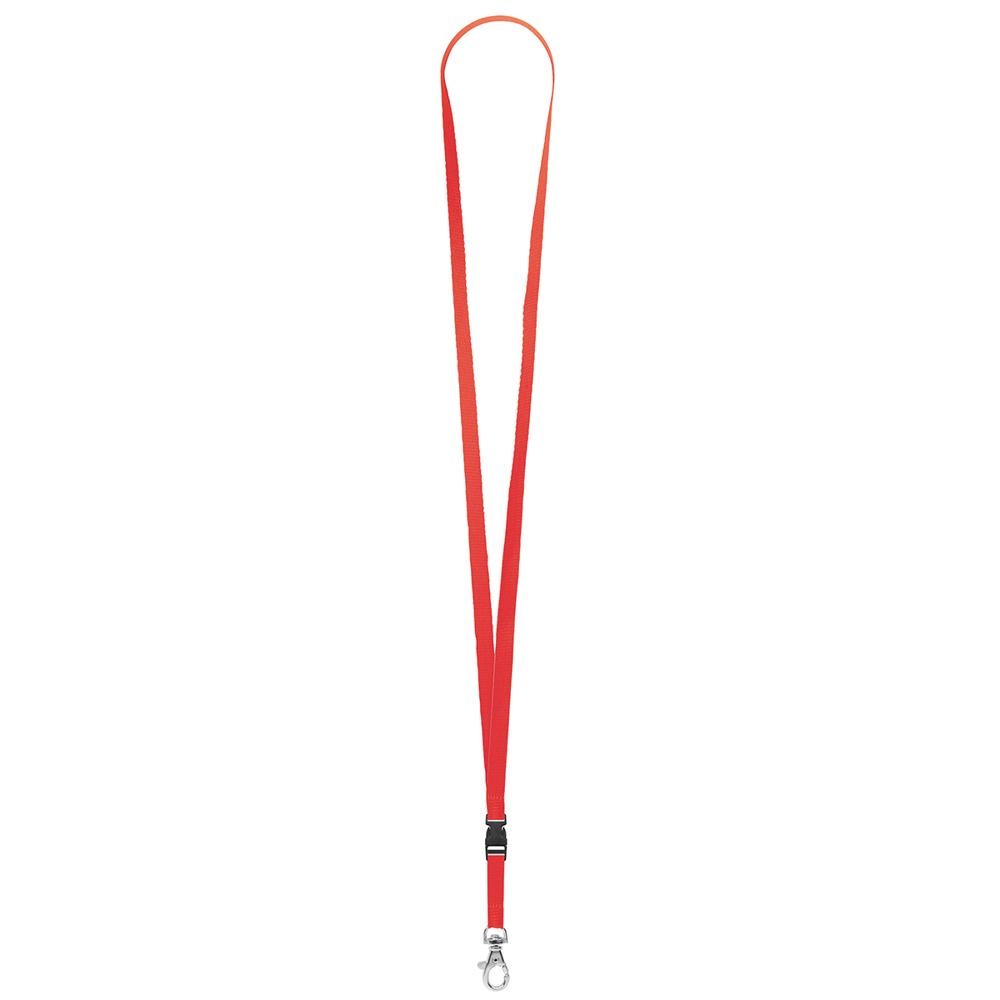 Schlüsselband/Lanyard "Standard" - Leuchtrot (ca. Pantone 032C)