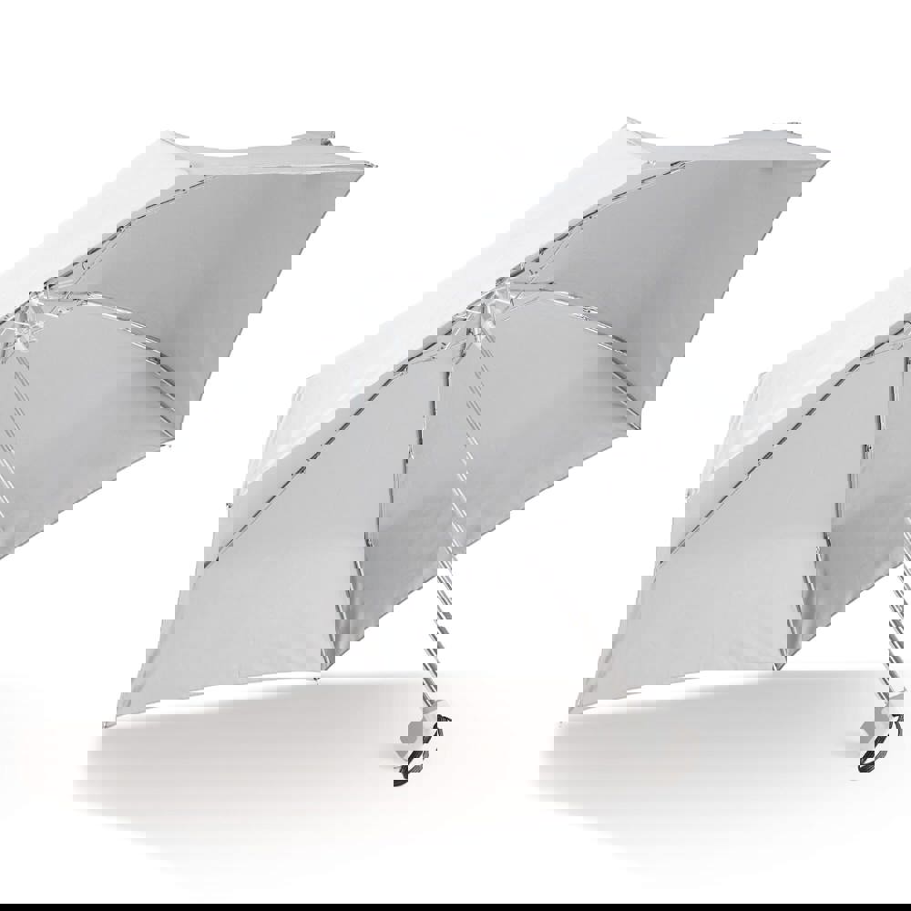 Ultraleichter 21” Regenschirm mit Hülle - Weiss