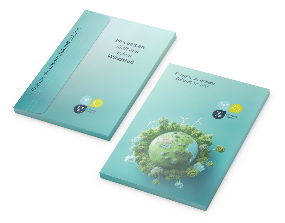 Versandmappe RECYCLING, 4/4farbig, ohne Fenster