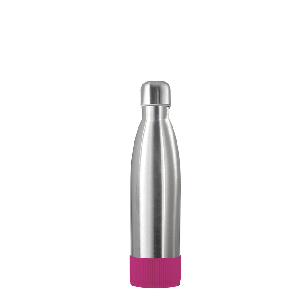 Thermotrinkflasche RETUMBLER-NIZZA - silber, magenta