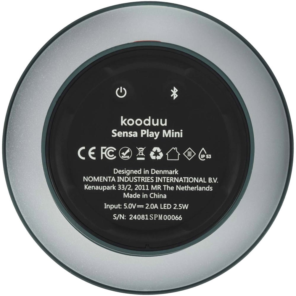 Kooduu Sensa Play Mini Tragbarer Lautsprecher mit Leuchte