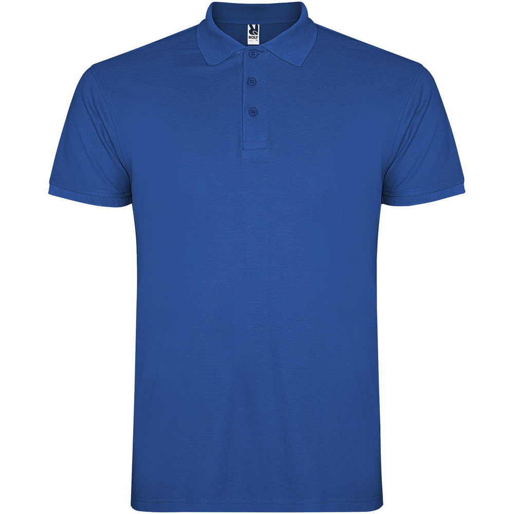 Star Poloshirt für Herren - royalblau