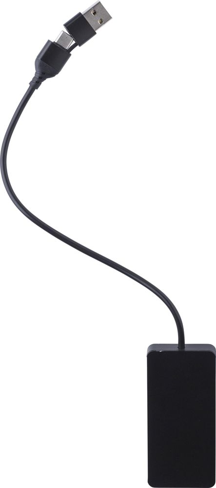 Recycelte Aluminium USB Hub Layton
