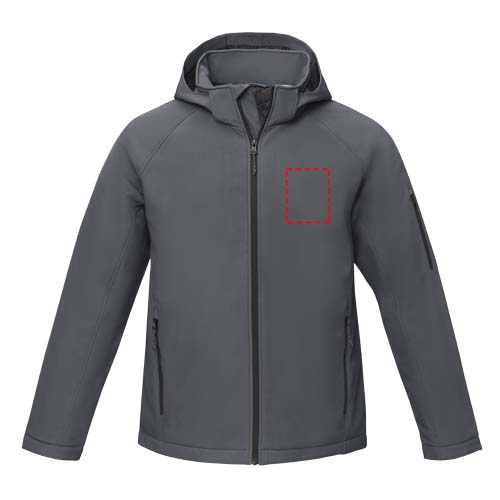 Notus wattierte Softshell Herrenjacke