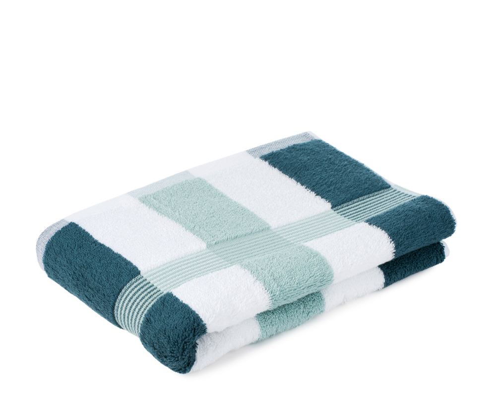 New York Streifen - petrol