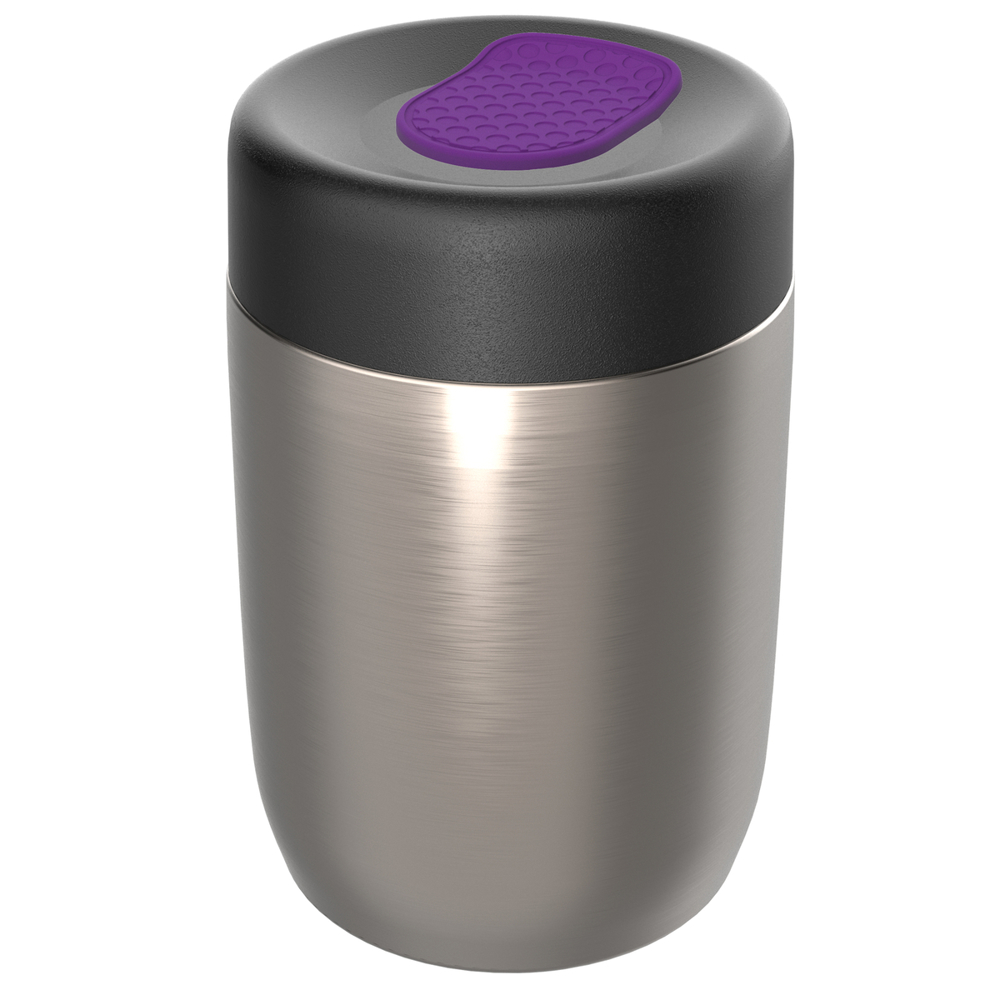 Thermo Lunchpot RE98-myNIZZA - schwarz, silber, lila