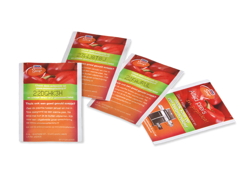 Samentütchen Gewinnspiel S  62,09 x 79 mm