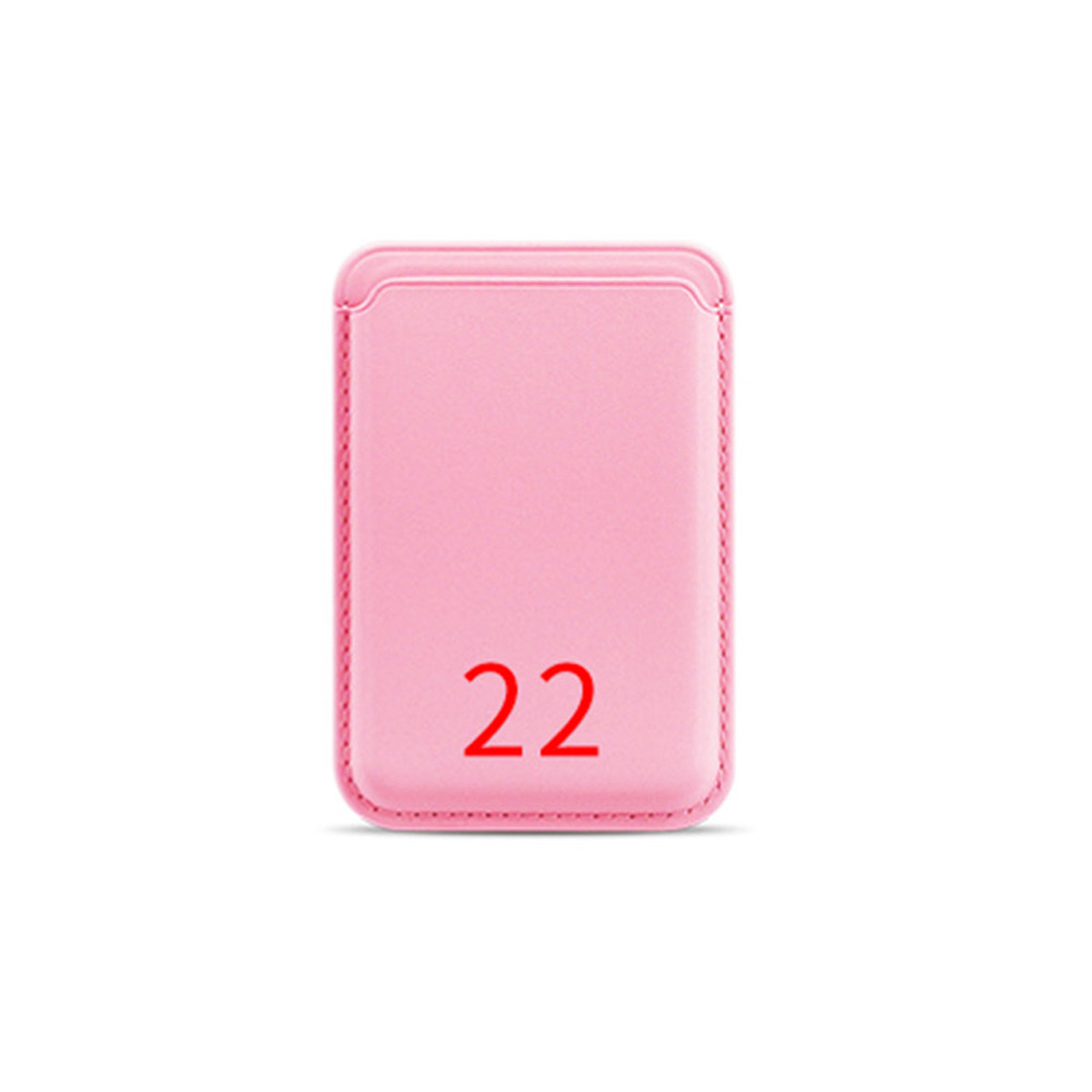 Magnetischer Cardholder RFID - pink gedeckt
